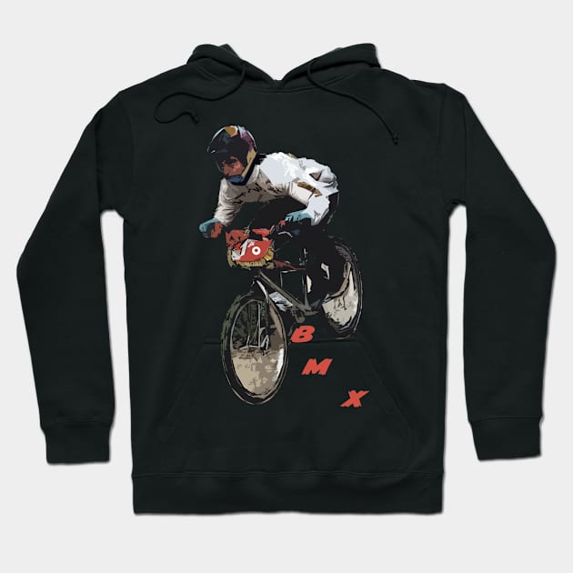 bmx Hoodie by rickylabellevie